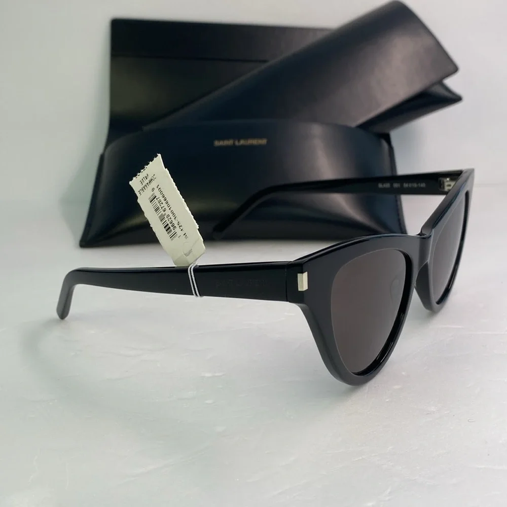 💯- New Authentic Yves Saint Laurent SL-425-001-54 54mm New Sunglasses - Picture 3 of 14